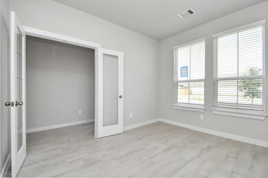 Another view of study with French doors. Sample ph