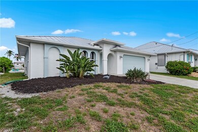 Single story home featuring a garage