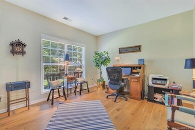 This study is a great flex room located quietly on