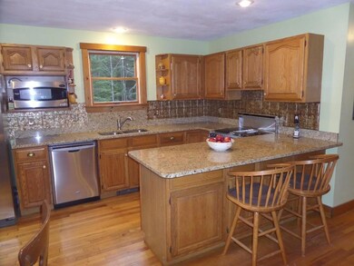 Granite and hardwood