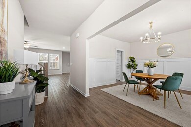 Welcoming extended foyer