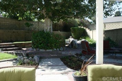  Backyard View of Brickwork and Raised Patio Areas