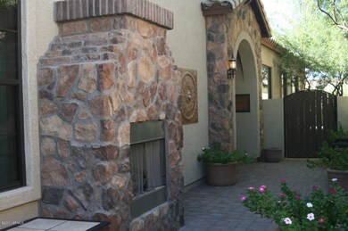 Courtyard Fireplace