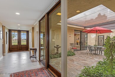 Foyer Entry and Courtyard
