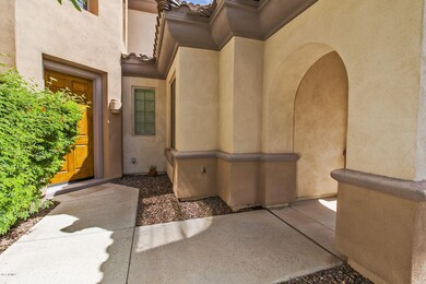 Private entrance to the house