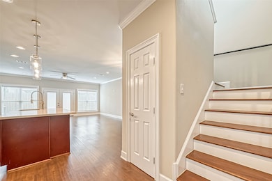 Another storage closet under the stairs.