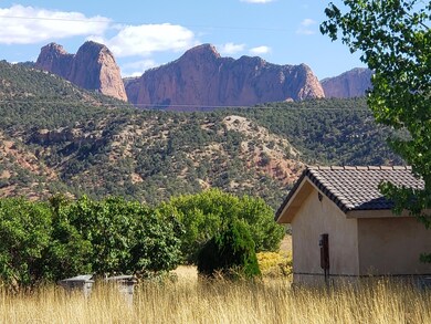 N elevation view of canyons