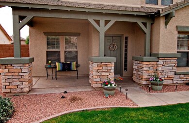 Front porch sitting area