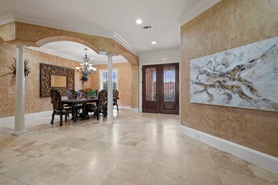 FOYER WITH VIEW OF THE DINING ROOM