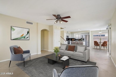 Modern Living Room with Warm Style