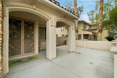 Entry Courtyard with covered sitting area