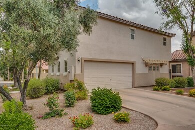 Private drive in front of garage