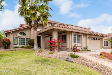 Large front yard