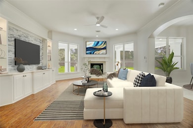 Virtually Staged Living Room