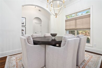Front dining room offers great natural light with