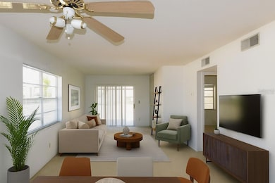 Living Area virtually staged - Great Potential!