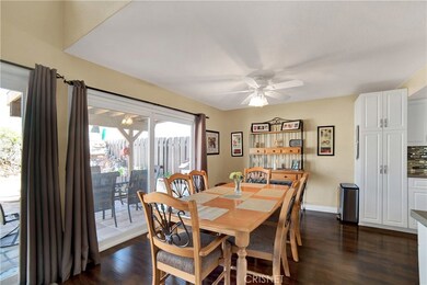 Dining just off kitchen