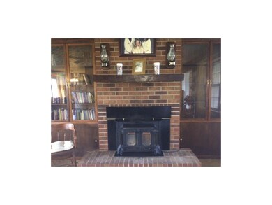 Brick Fireplace with Insert