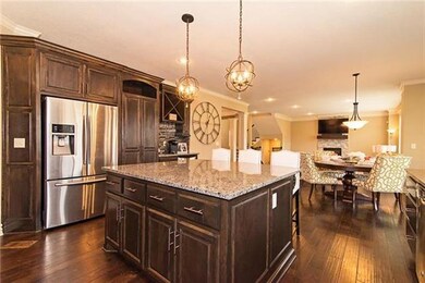 Large hidden walk in pantry next to the stainless 