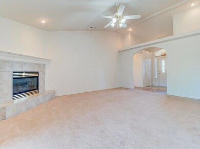 Living room with Fire Place