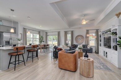 Great room and kitchen