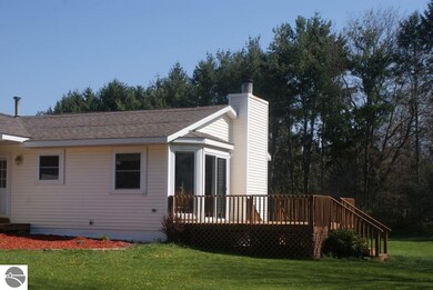 Here's a closer view of the beautiful wood deck.