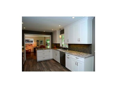 Custom cabinets with pantry and pullout drawers