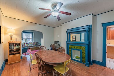 Dining Room, looking into Living on Left and Kitchen off to the Right.