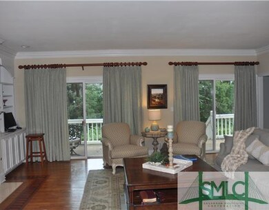 Living Room. This view is looking out towards the 