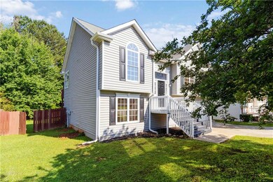 View of split foyer home