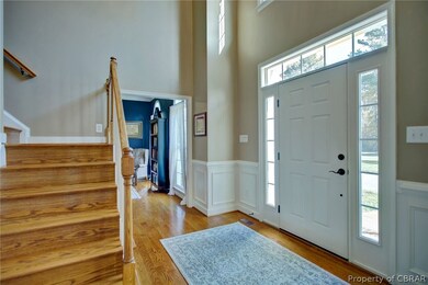 Vaulted Ceiling Foyer