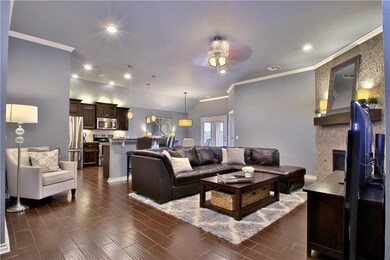 Great open floorplan! SW-Earl Gray wall color and 