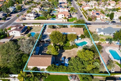 Aerial Back Exterior 2 w/ Lot Line