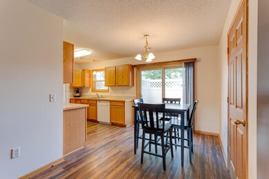 Eat in kitchen with patio door to private patio