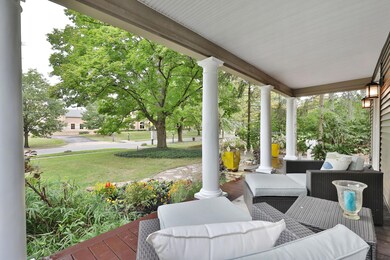 Relaxing front porch.