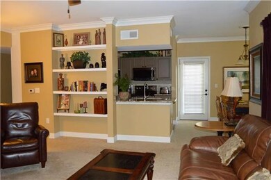 Open floorplan with extra builtins.