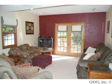 Family Room. Check out the beautiful french doors 