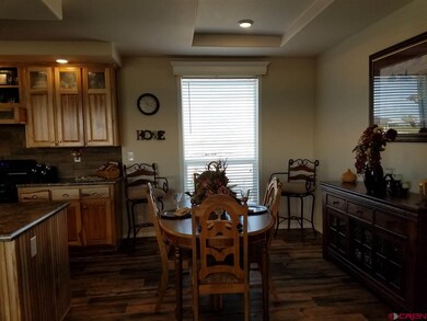 Off of Kitchen with open plan living room/dining/ 
