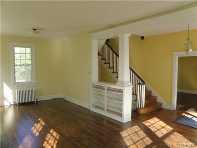 Living room into foyer.
