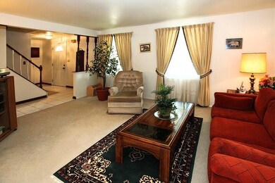 living room which is open to dining room