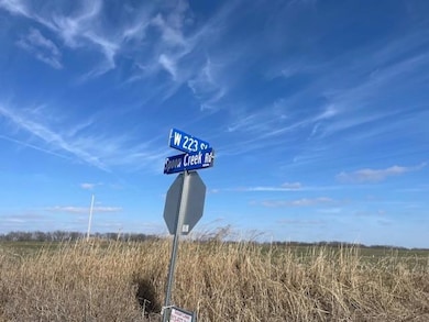 Southwest corner of property