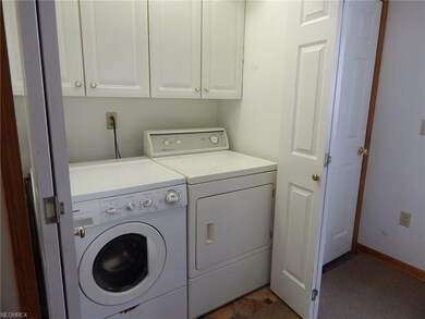 Efficient Laundry area is off the Kitchen. Hook-up