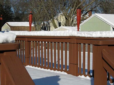 Exterior Front. Side deck.