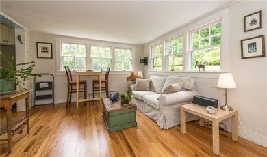 The sun room is part of the open kitchen