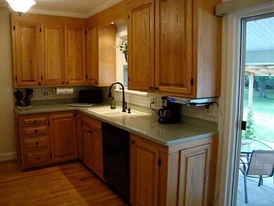 Kitchen. A totally efficient kitchen with a slider