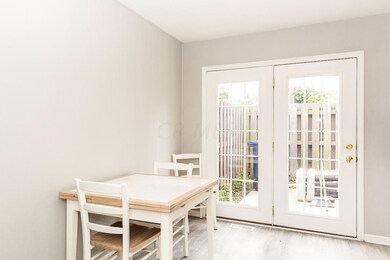 French doors to patio