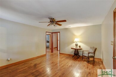 Living Room with original hardwood floors.