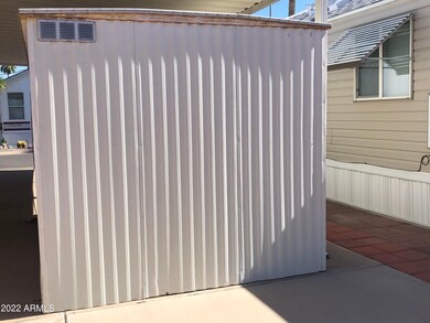 REAR OF STORAGE SHED