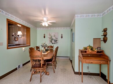 An open cut out allows natural light in from the D
