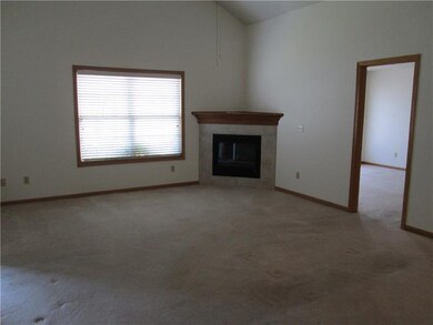 Living Room w/ Gas Fireplace